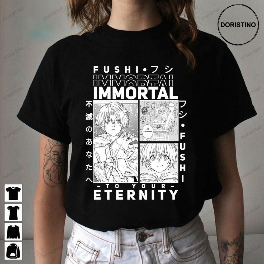 White Vintage Fushi To Your Eternity Limited Edition T-shirts